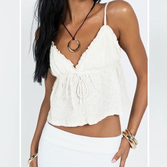 PRINCESS POLLY Kellen Babydoll Camisole Top - Picture 4 of 7